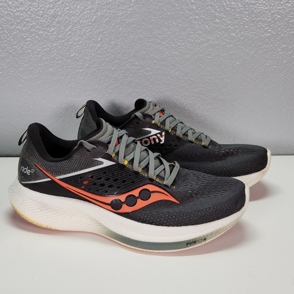 Saucony Ride 17 Mens Size 11 Medium D Tide Shadow Pepper Sneakers S20924-110